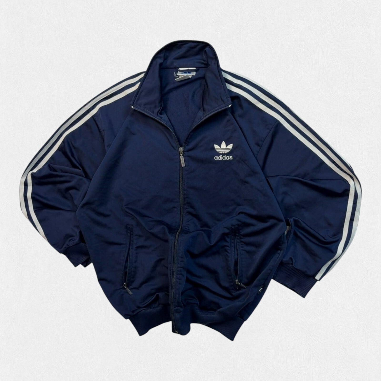 Vintage 90s adidas originals side stripe firebird track top (S)