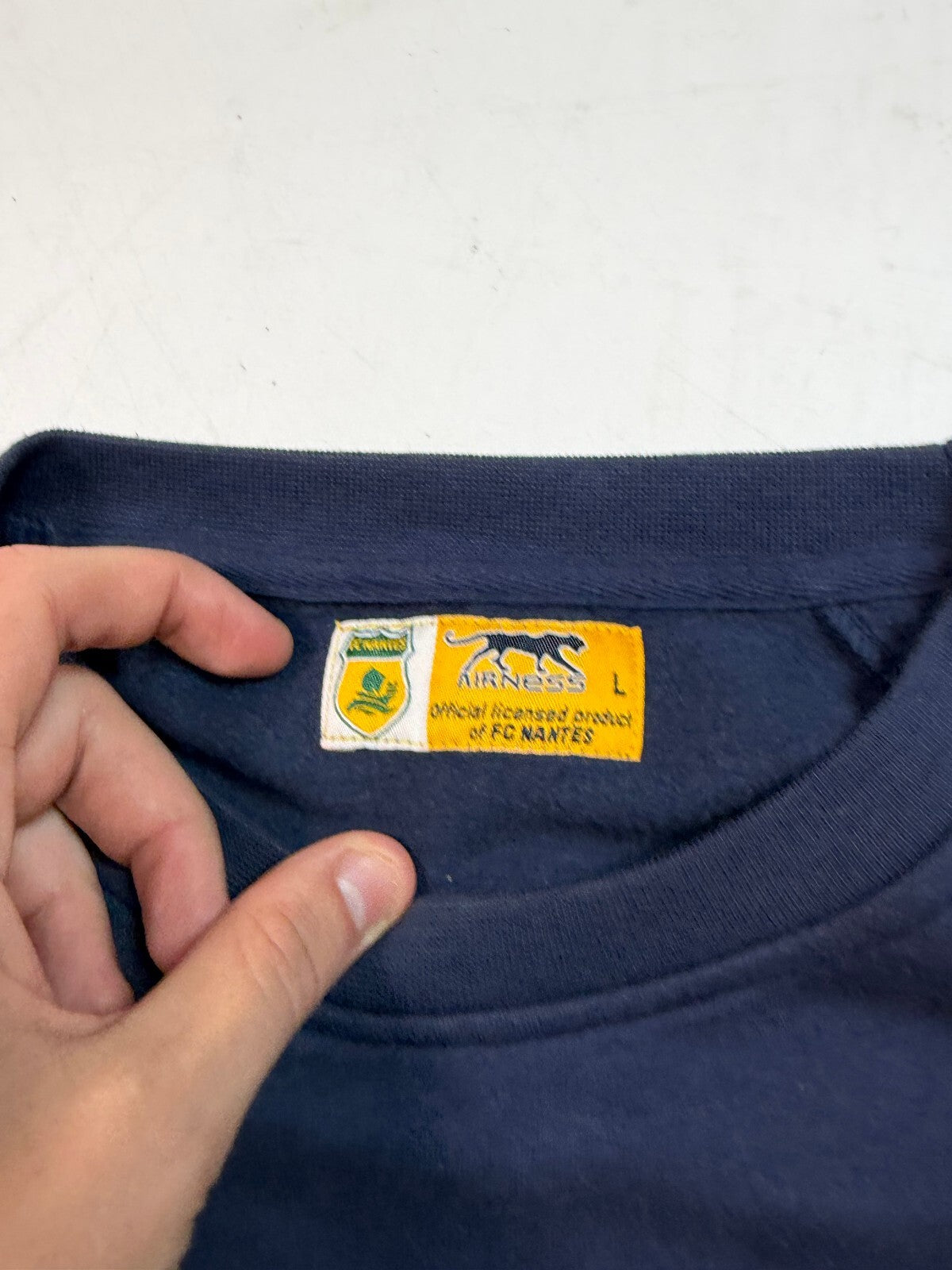 Vintage FC Nantes 2006/07 Airness training football sweatshirt (L)