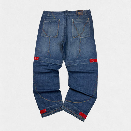 Vintage Marithe Francois Girbaud baggy hip hop jeans (W38)