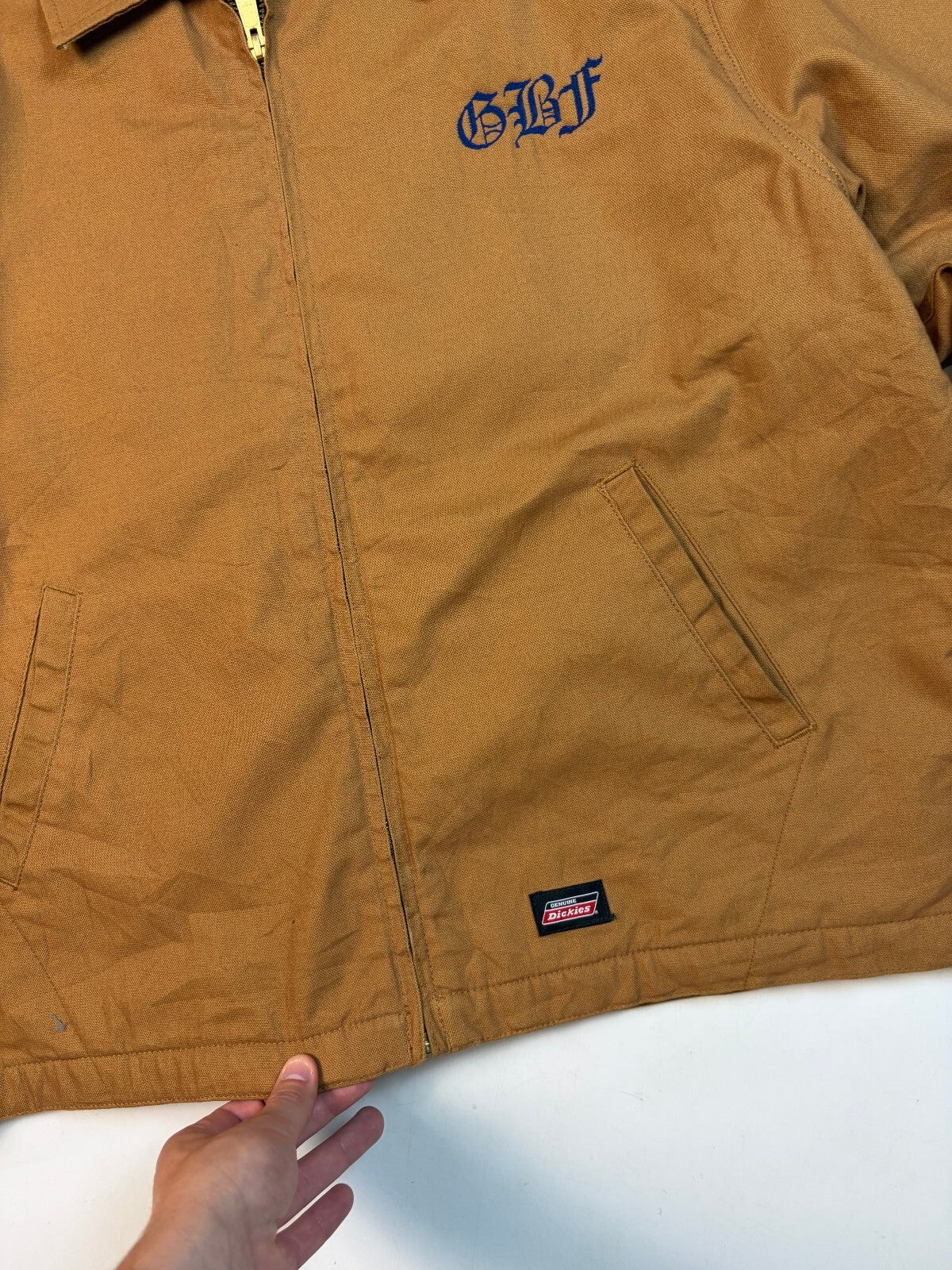 Dickies Gangsters buy flowers collared harrington jacket (XL)