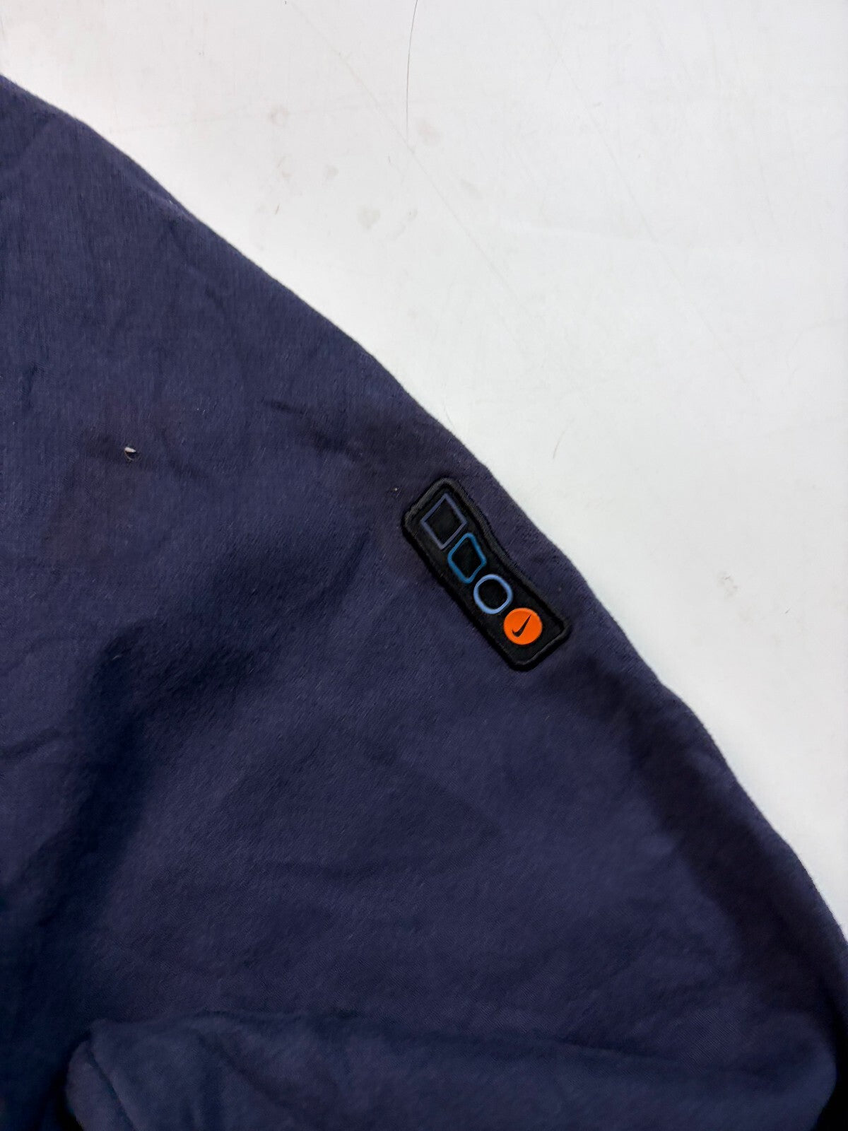 Vintage 90s Nike centre logo quarter zip sweatshirt (S)