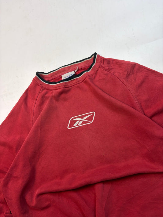Vintage Y2K Reebok centre logo sweatshirt (L)