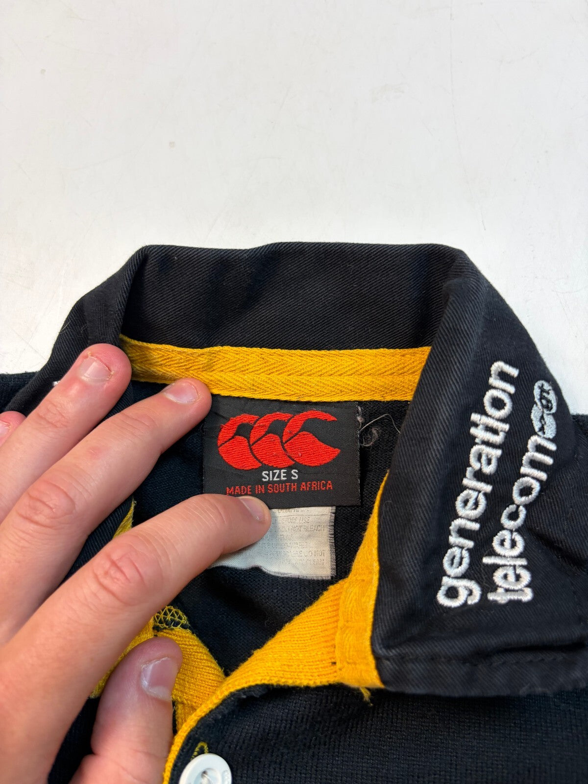 Vintage London Wasps 2003/04 Canterbury rugby union shirt (S)