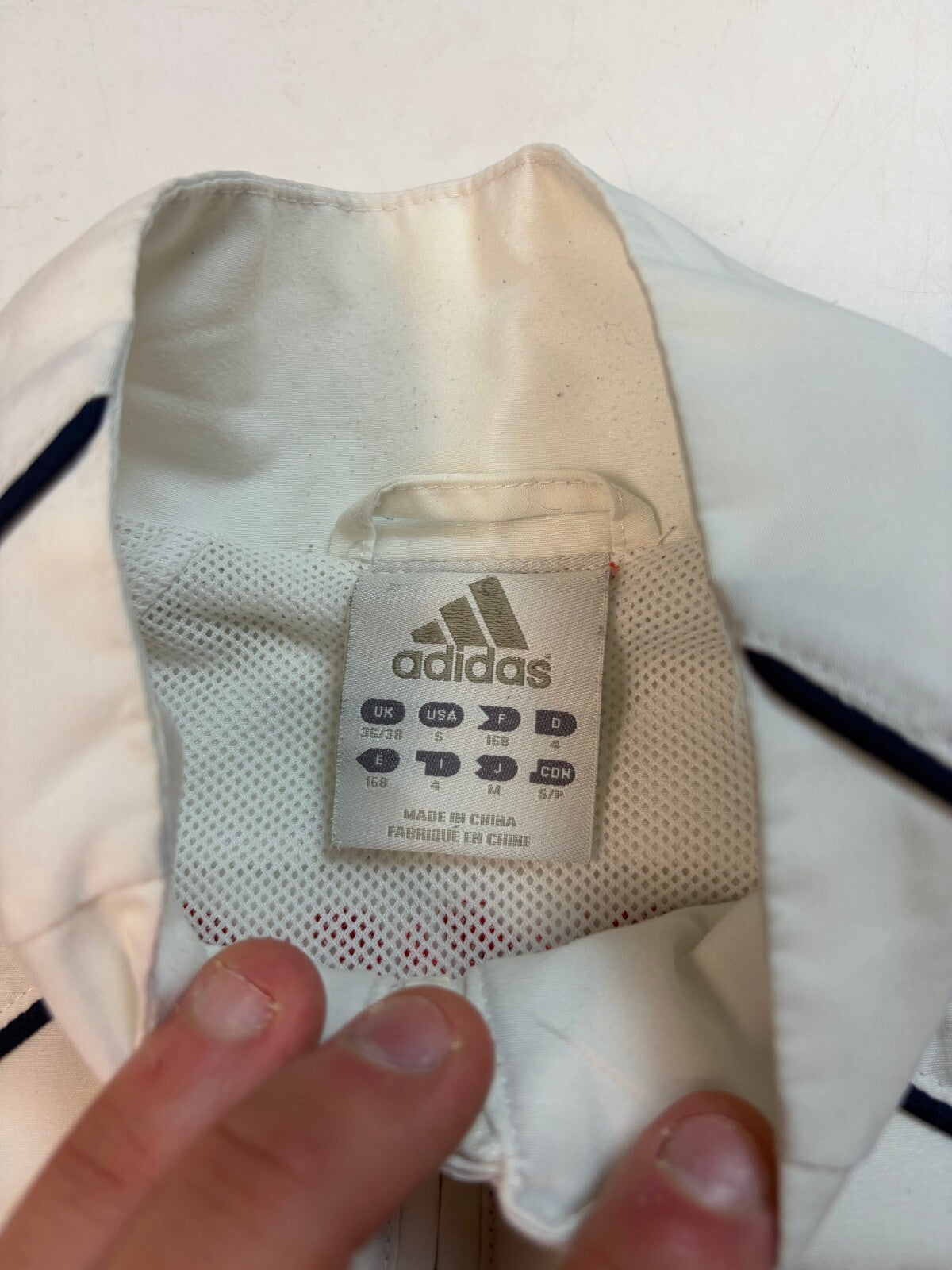 Spain 2010/11 Adidas football track jacket (S)