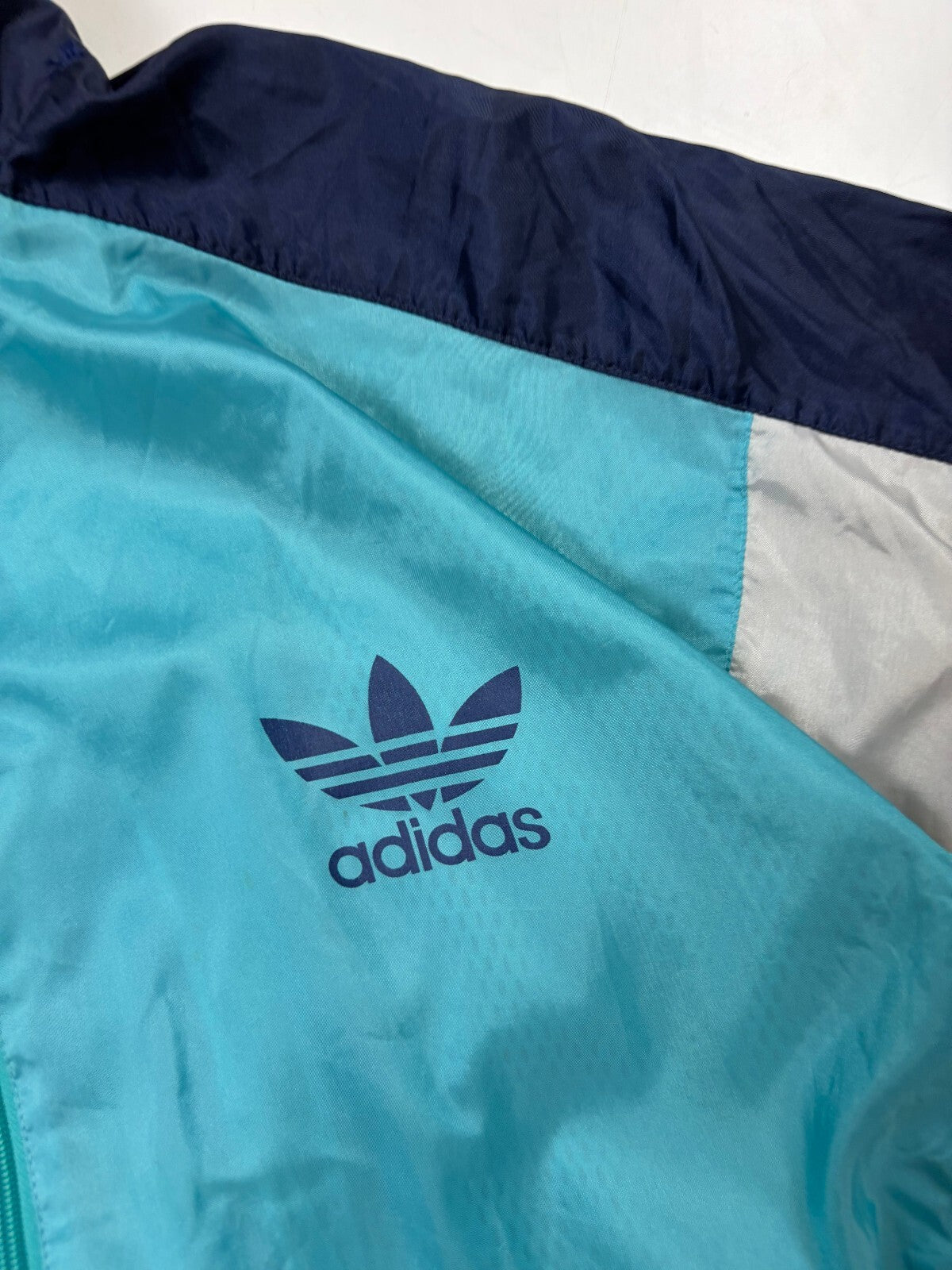 Vintage 90s adidas originals colour block track jacket (L)