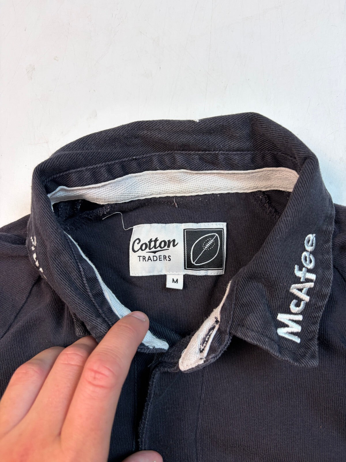 Vintage Sale Sharks 2008/09 Cotton Traders rugby union shirt (M)