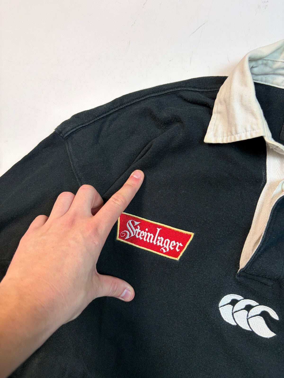 Vintage New Zealand 1994-96 Canterbury rugby union shirt (M)