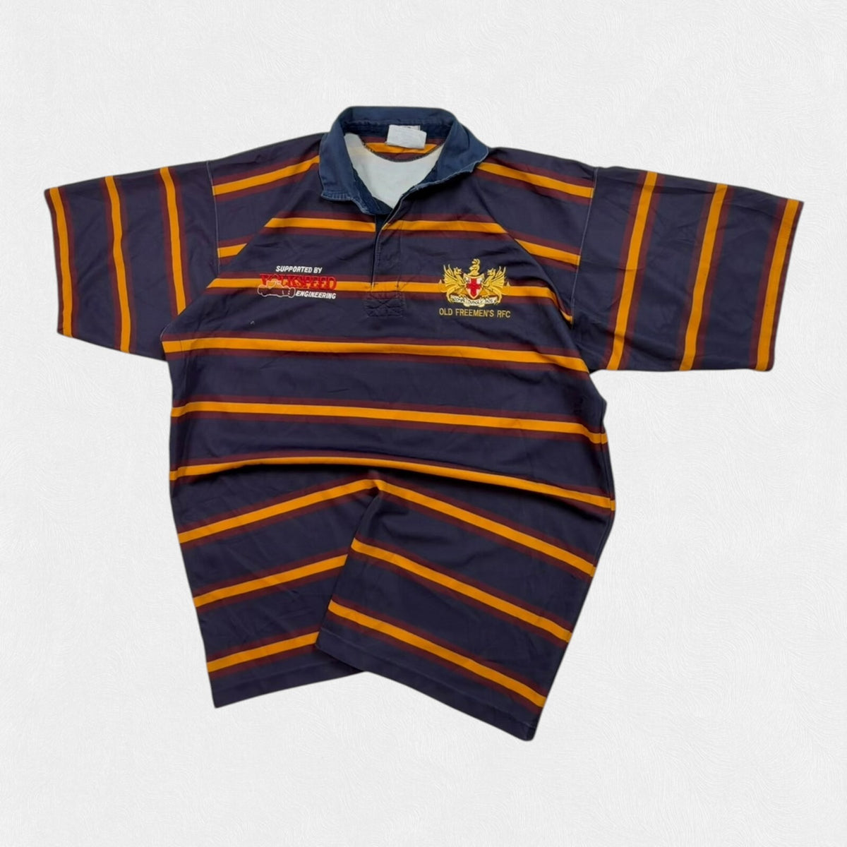 Vintage 90s Old Freemen's match worn rugby union shirt (XXL)