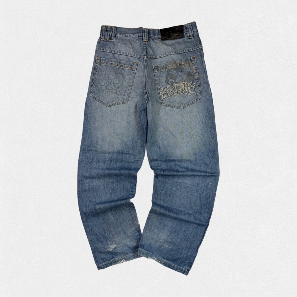 Vintage Y2K Tribal baggy hip hop jeans (W32)