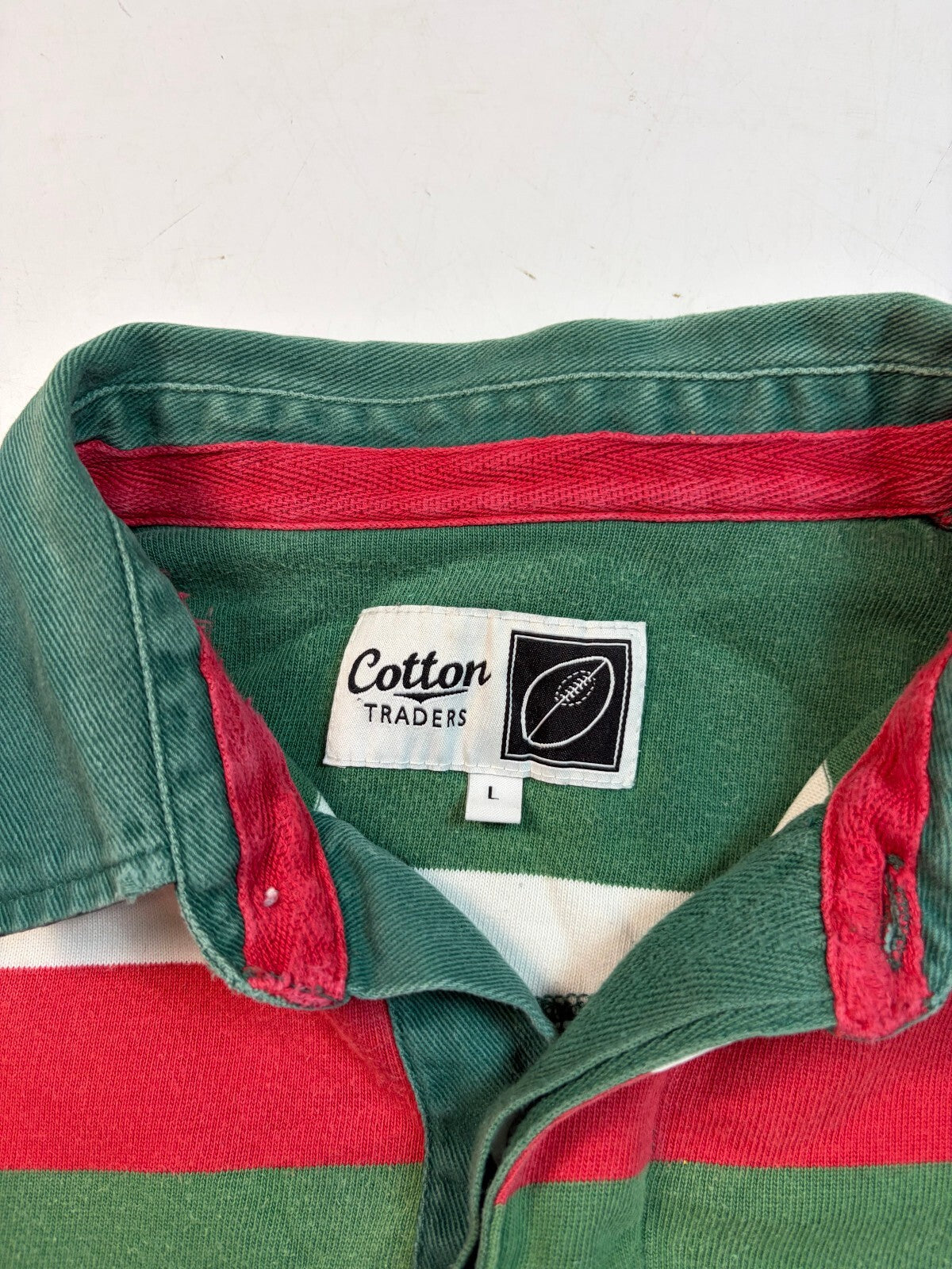 Vintage Leicester Tigers 2009/10 cotton traders rugby shirt (L)