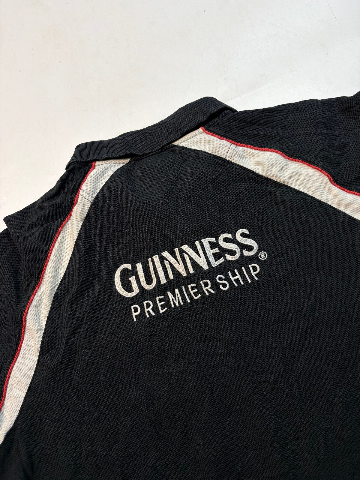 Vintage Guinness premiership Cotton Traders rugby polo shirt (XL)