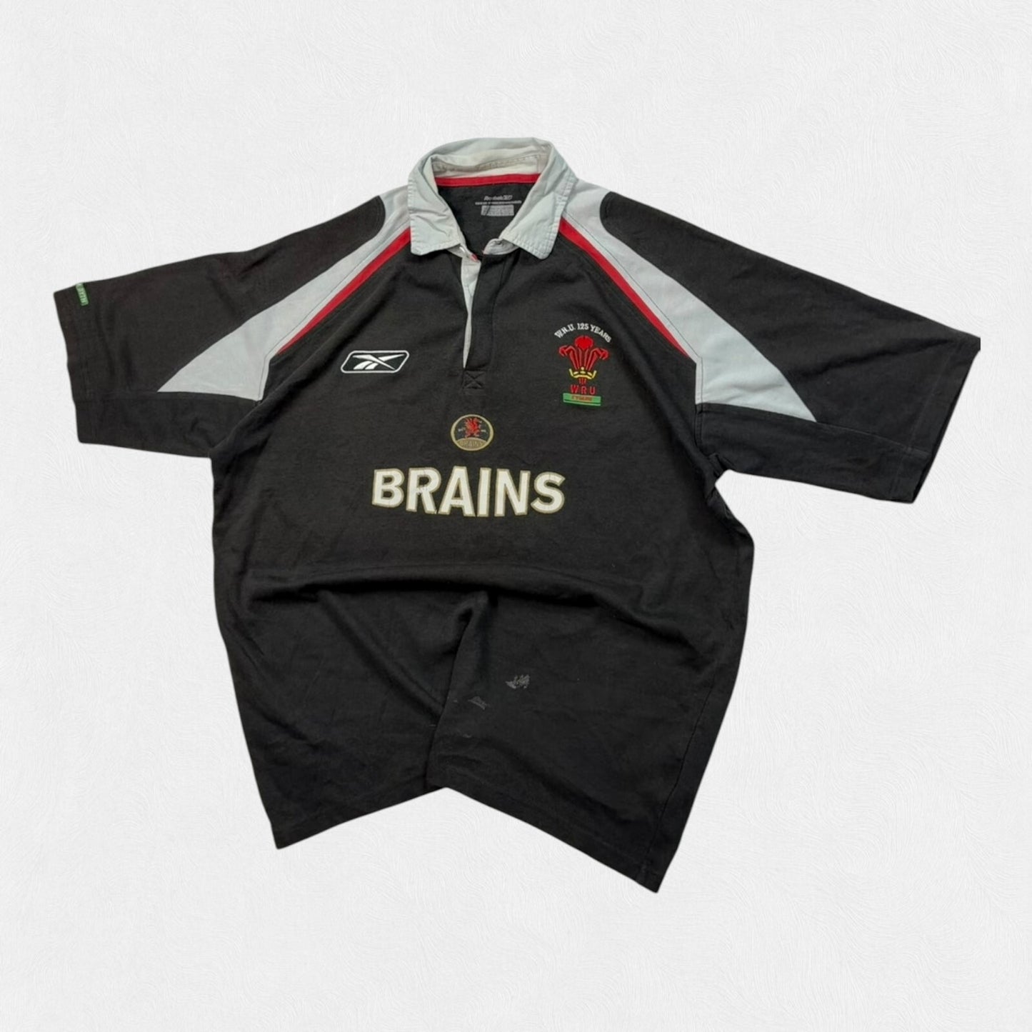 Vintage Wales 2005/06 Reebok anniversary rugby shirt (L)