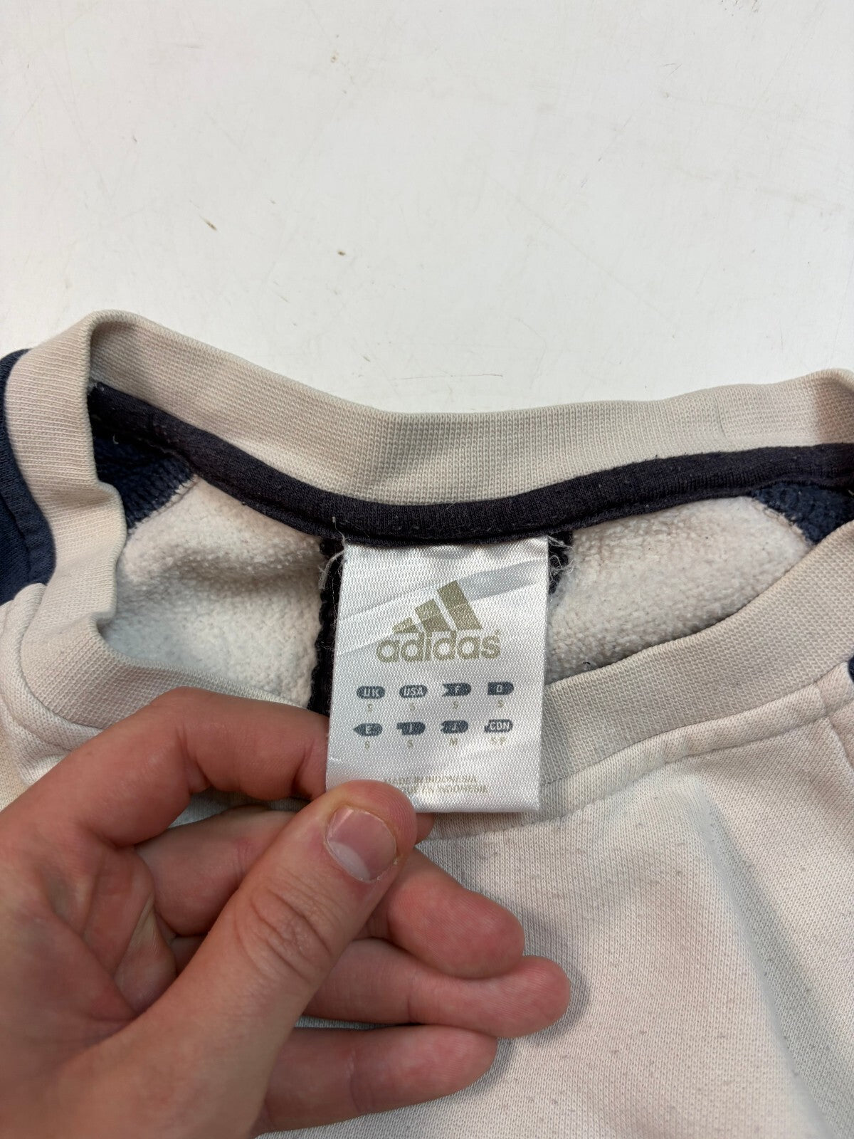 Vintage Y2K adidas spell out sweatshirt (S)