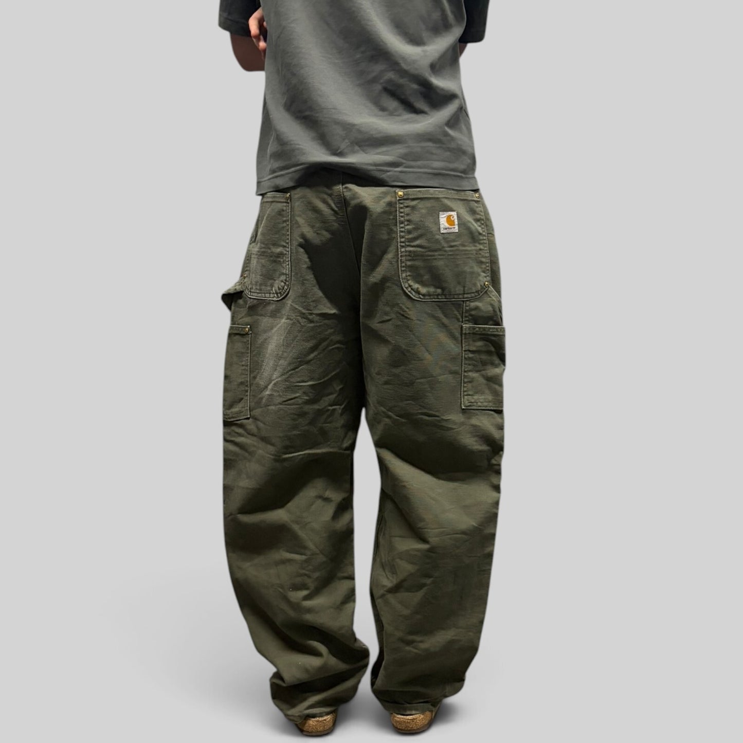 Vintage 90s Carhartt baggy double knee carpenter pants (W38)