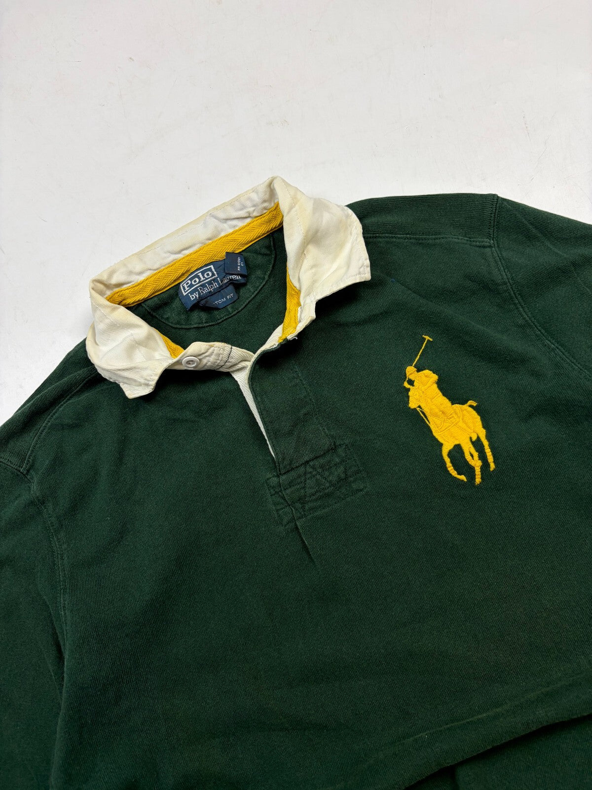 Vintage Ralph Lauren big pony rugby polo shirt (L)