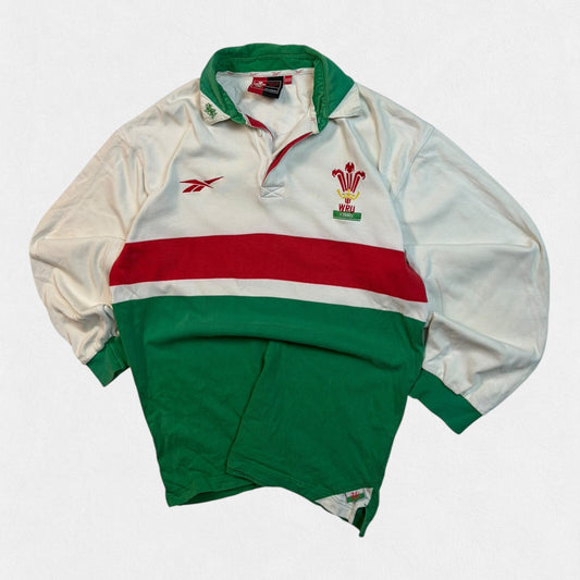 Vintage Wales 1999-01 Reebok away rugby union shirt (S)