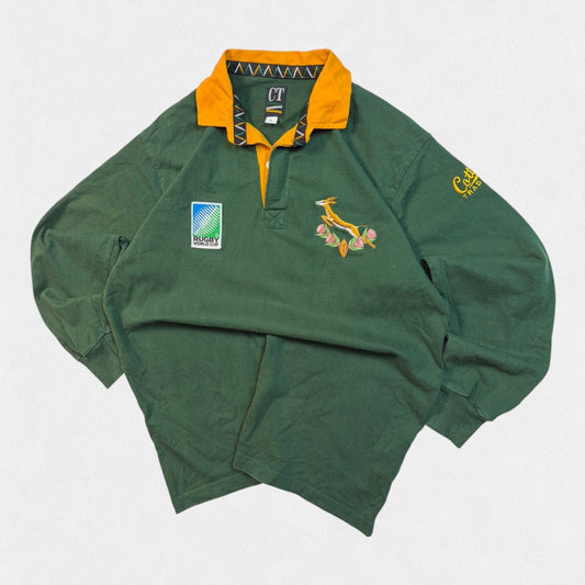 Vintage South Africa 1995 world cup Cotton Traders rugby shirt (L)
