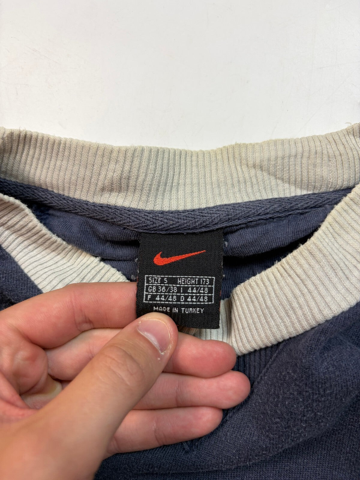 Vintage 90s Nike centre swoosh sweatshirt (S)