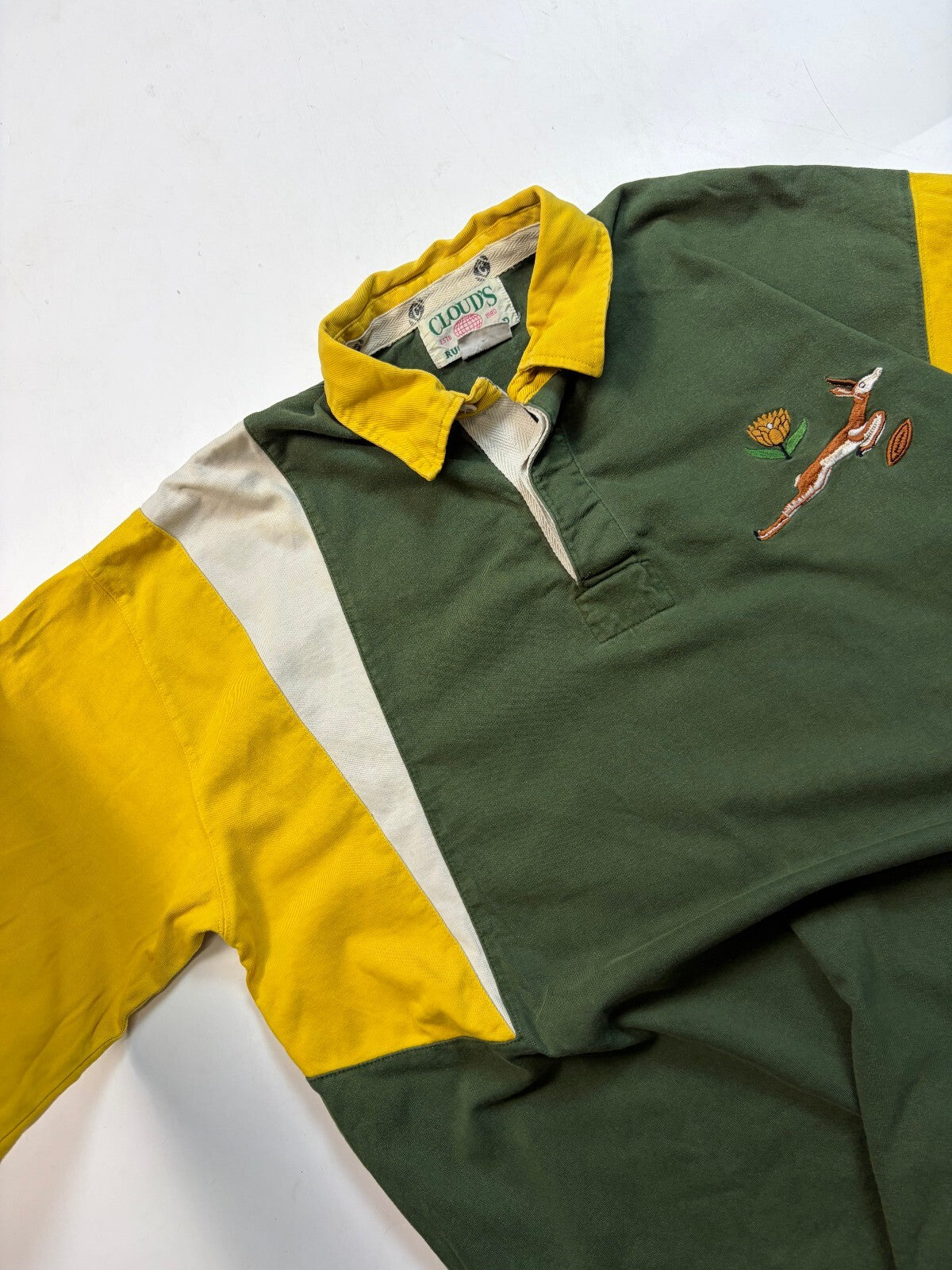 Vintage 90s South Africa supporters rugby union shirt (L)