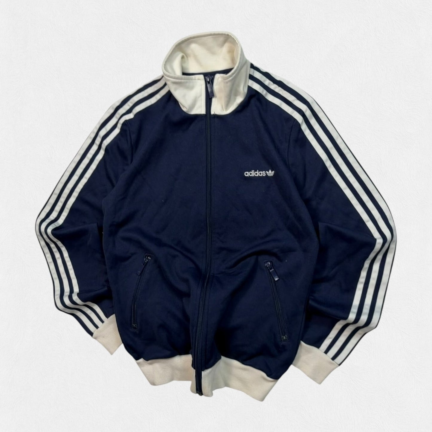 Vintage Y2K adidas originals side stripe track top (M)