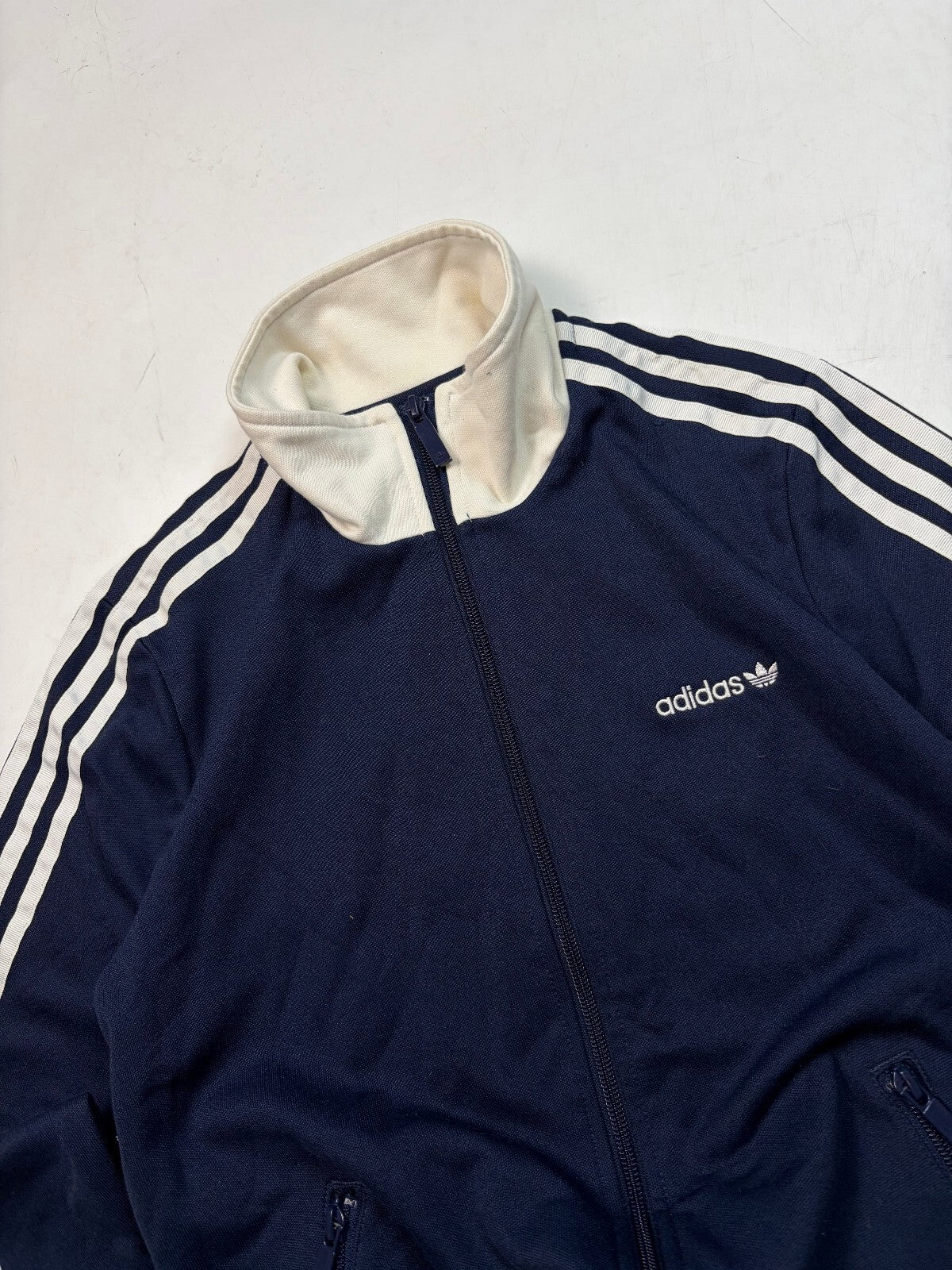 Vintage Y2K adidas originals side stripe track top (M)