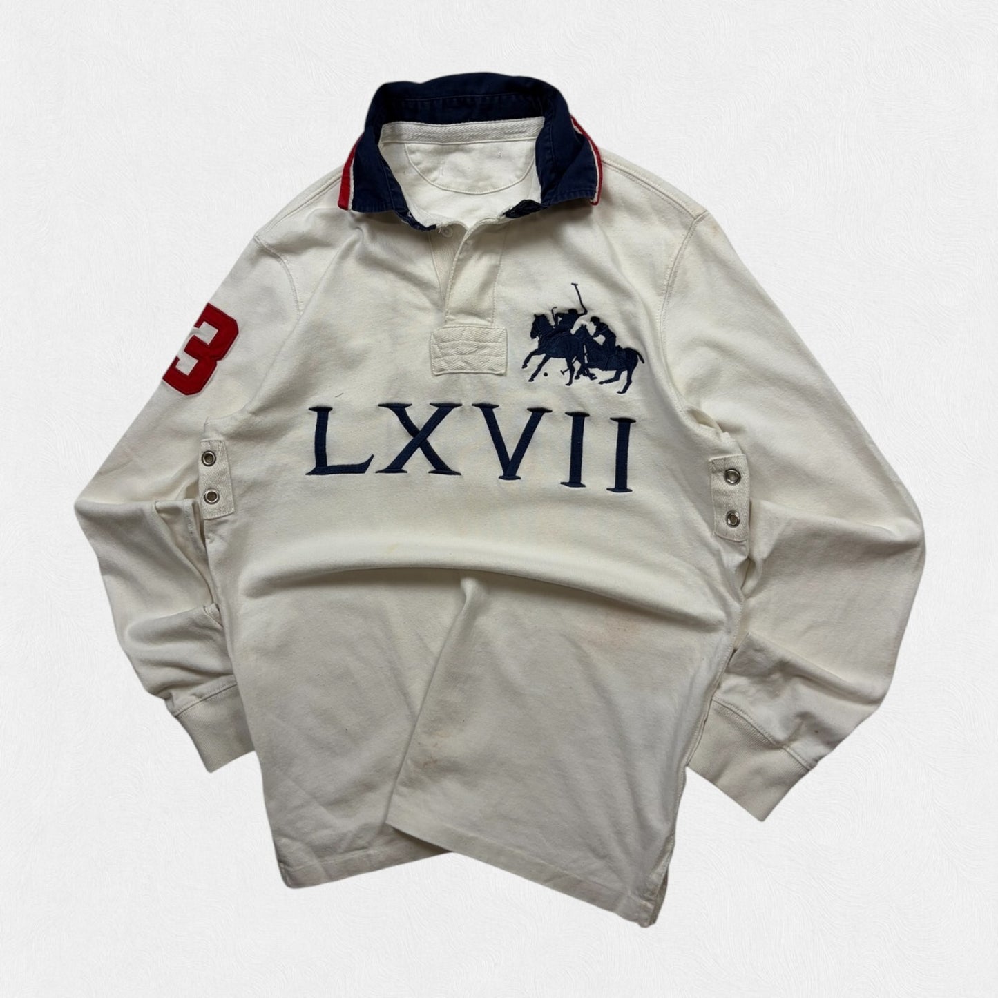 Vintage Ralph Lauren crest rugby polo shirt (M)