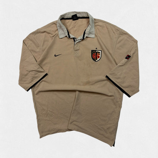 Vintage Stade Toulousain 2002/03 Nike supporters rugby polo shirt (L)