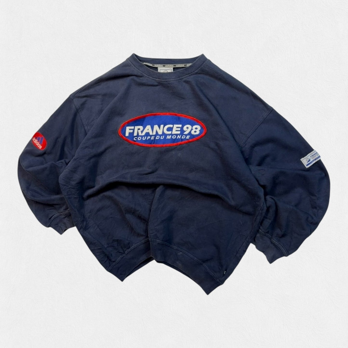 Vintage France 1998 football world cup Adidas sweatshirt (L)