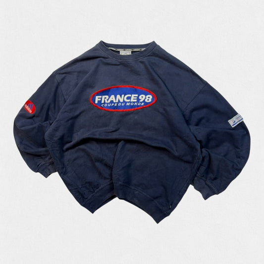 Vintage France 1998 football world cup Adidas sweatshirt (L)