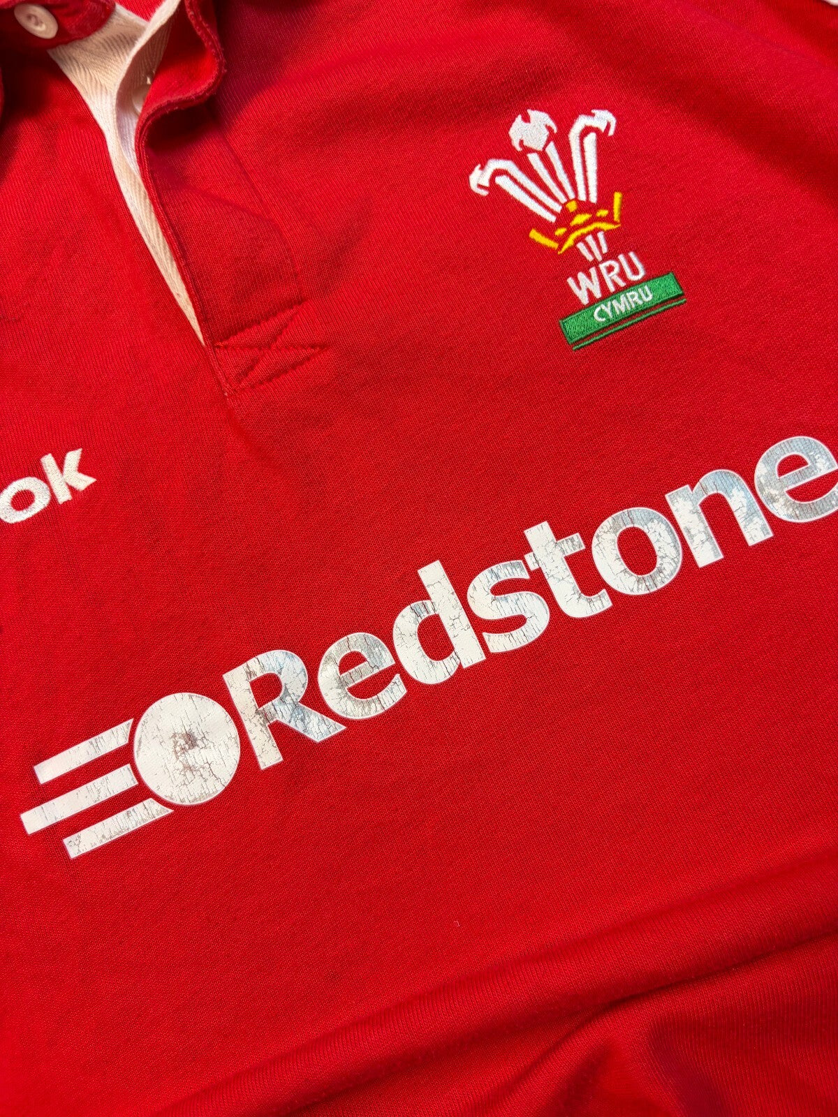 Vintage Wales 2001/02 Reebok rugby union shirt (XL)