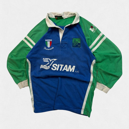 Vintage Italy supporters rugby union shirt (S)