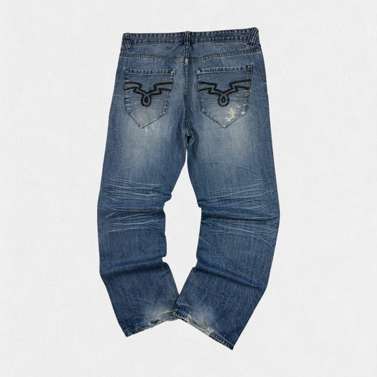 Vintage Y2K Ecko Unltd baggy hip hop jeans (W38)
