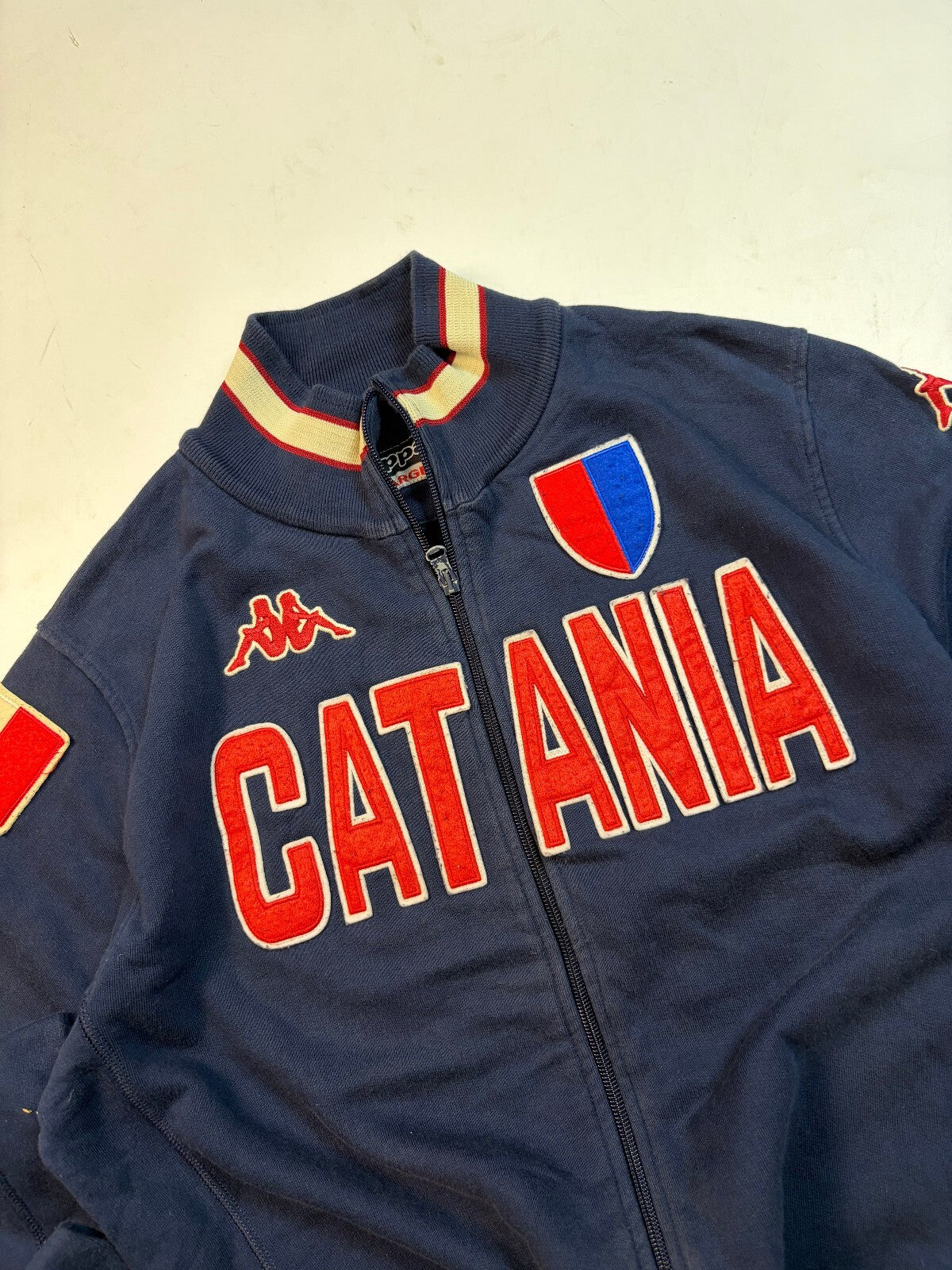 Vintage Y2K Kappa Catania full zip track top (S)