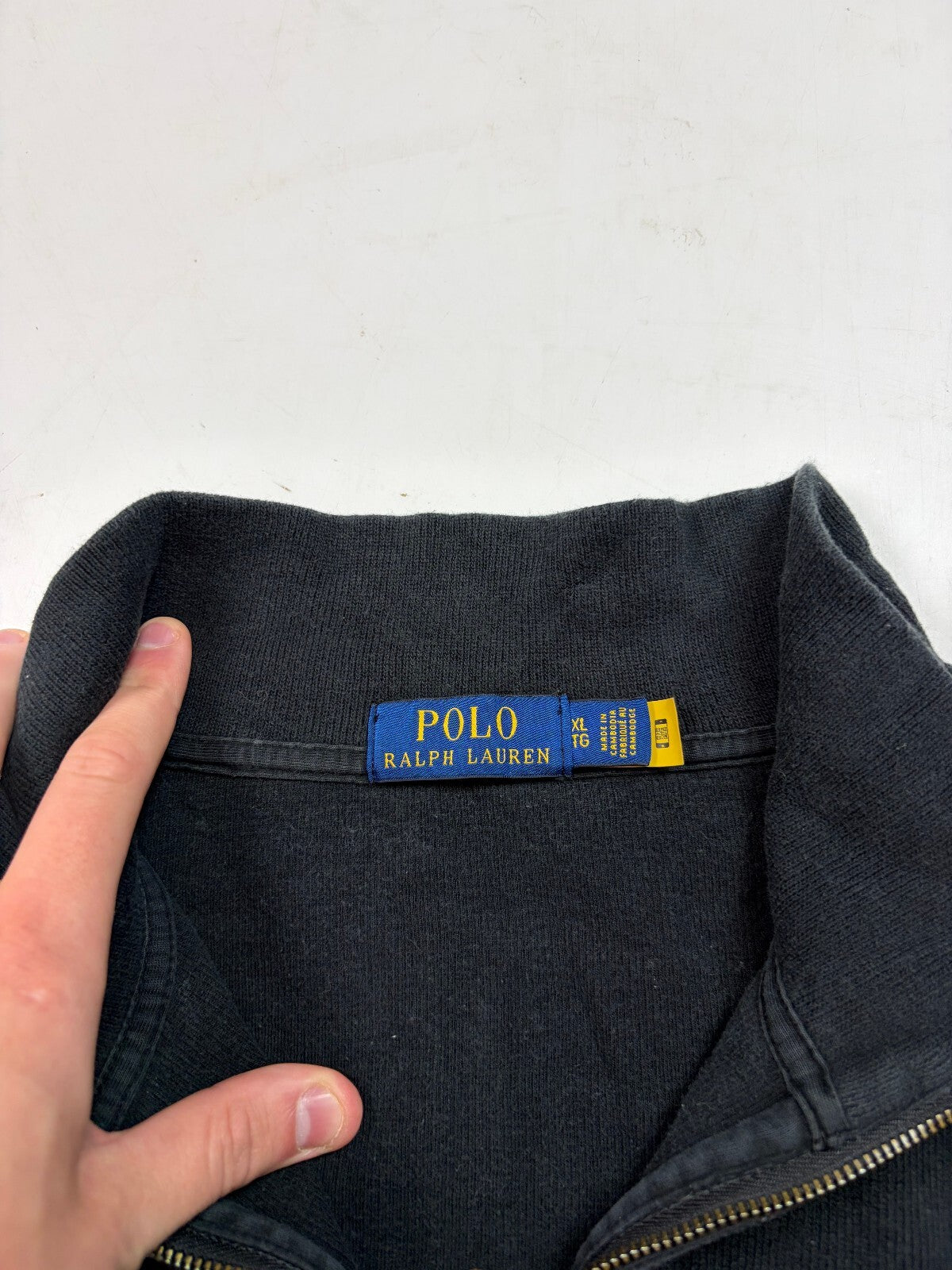 Polo Ralph Lauren quarter zip sweatshirt (XL)