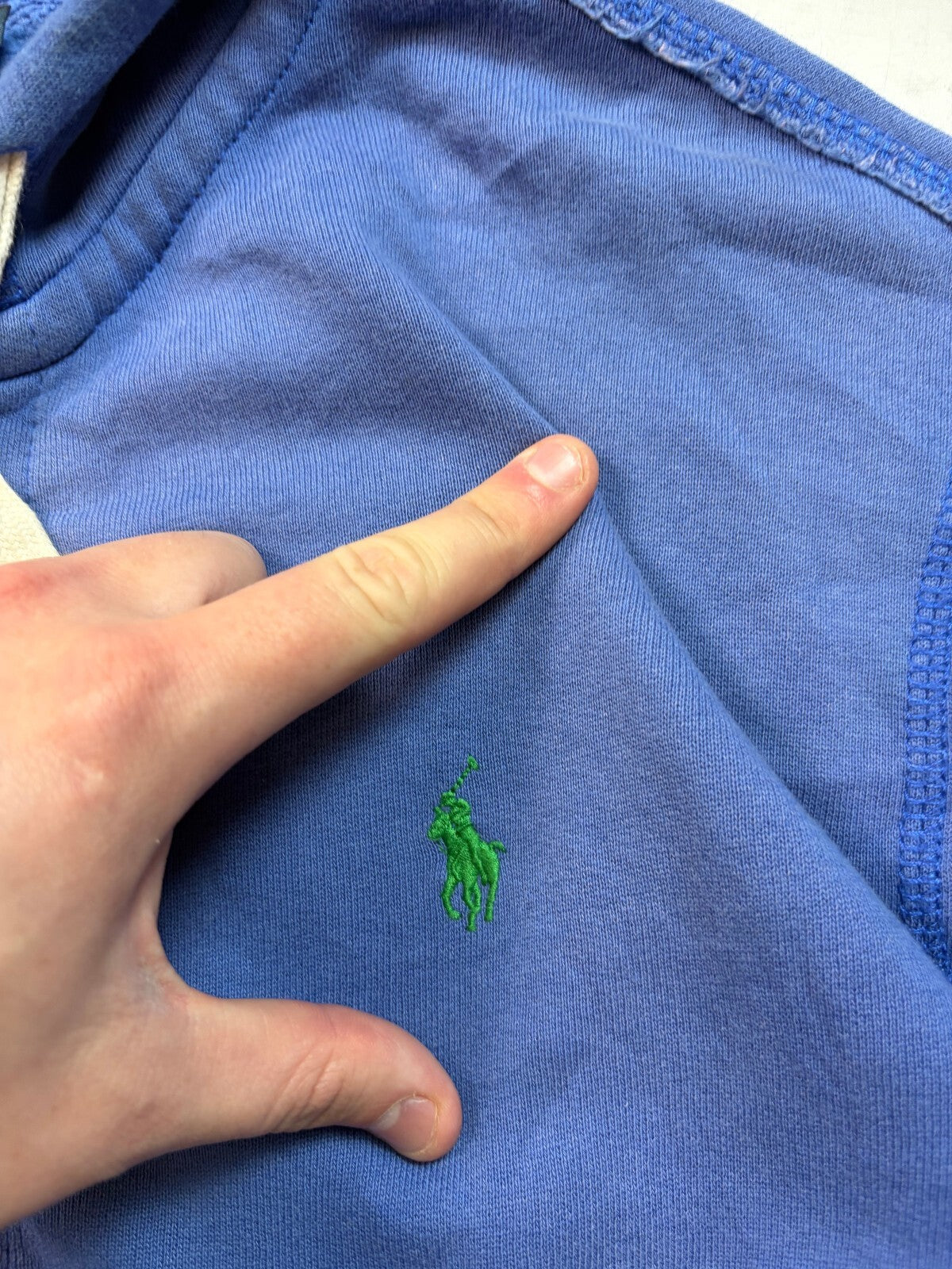 Vintage 90s Polo Ralph Lauren full zip hoodie (L)