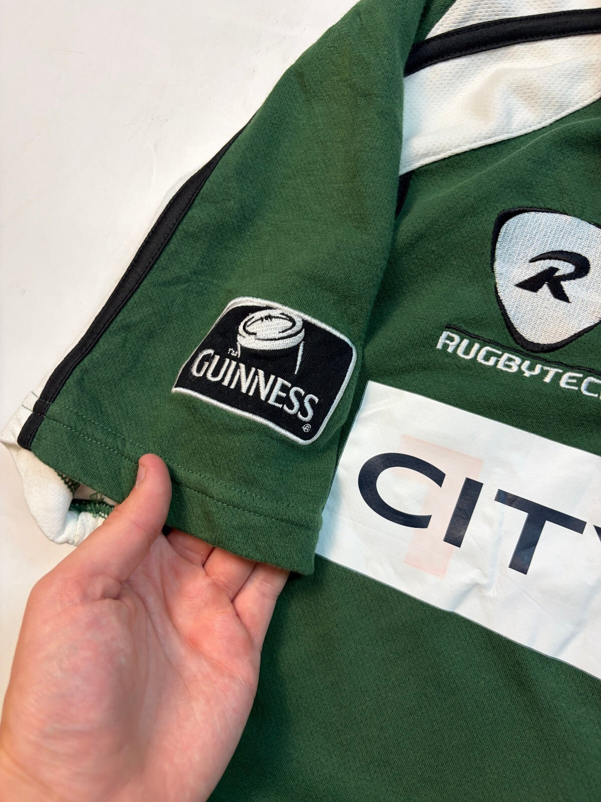 London Irish 2008/09 short sleeve rugby union shirt (L)