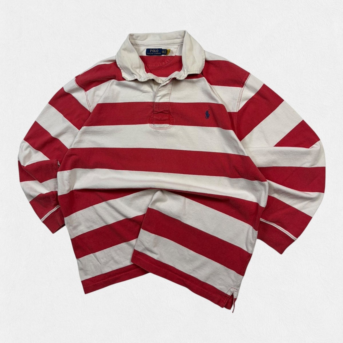 Ralph Lauren striped rugby polo shirt (XXL)