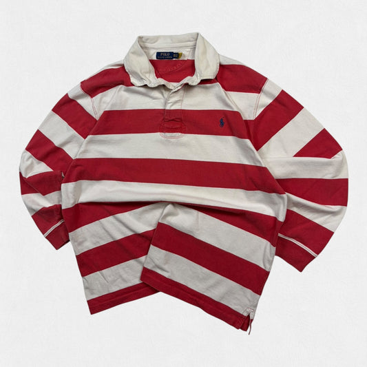 Ralph Lauren striped rugby polo shirt (XXL)