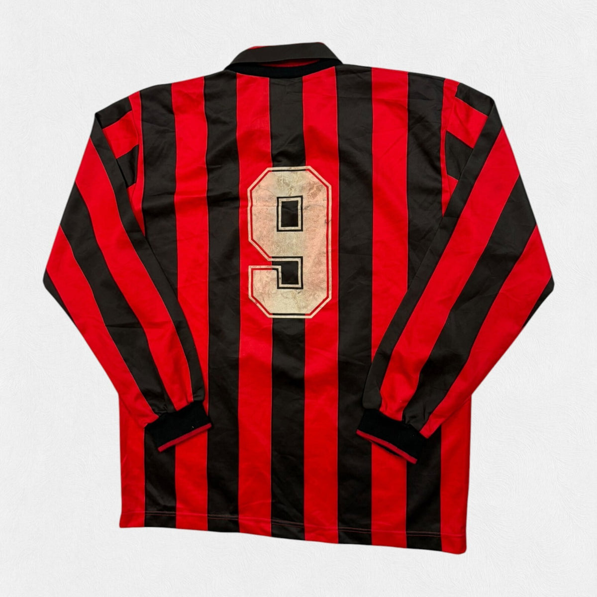 Vintage AC Milan 1991/92 Adidas long sleeve football shirt (XL)