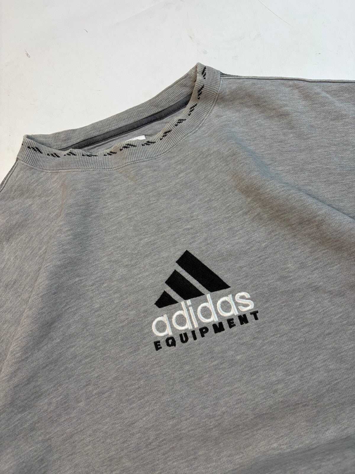 Vintage 90s adidas equipment centre logo sweatshirt (XL)