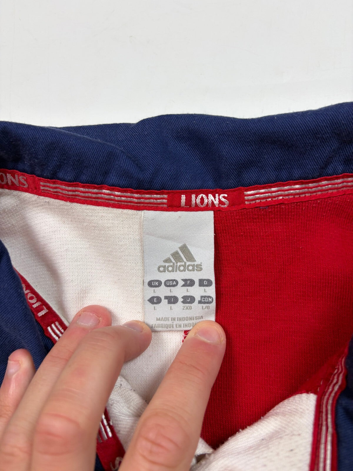Vintage British & Irish Lions 2005 Adidas supporters rugby shirt (L)