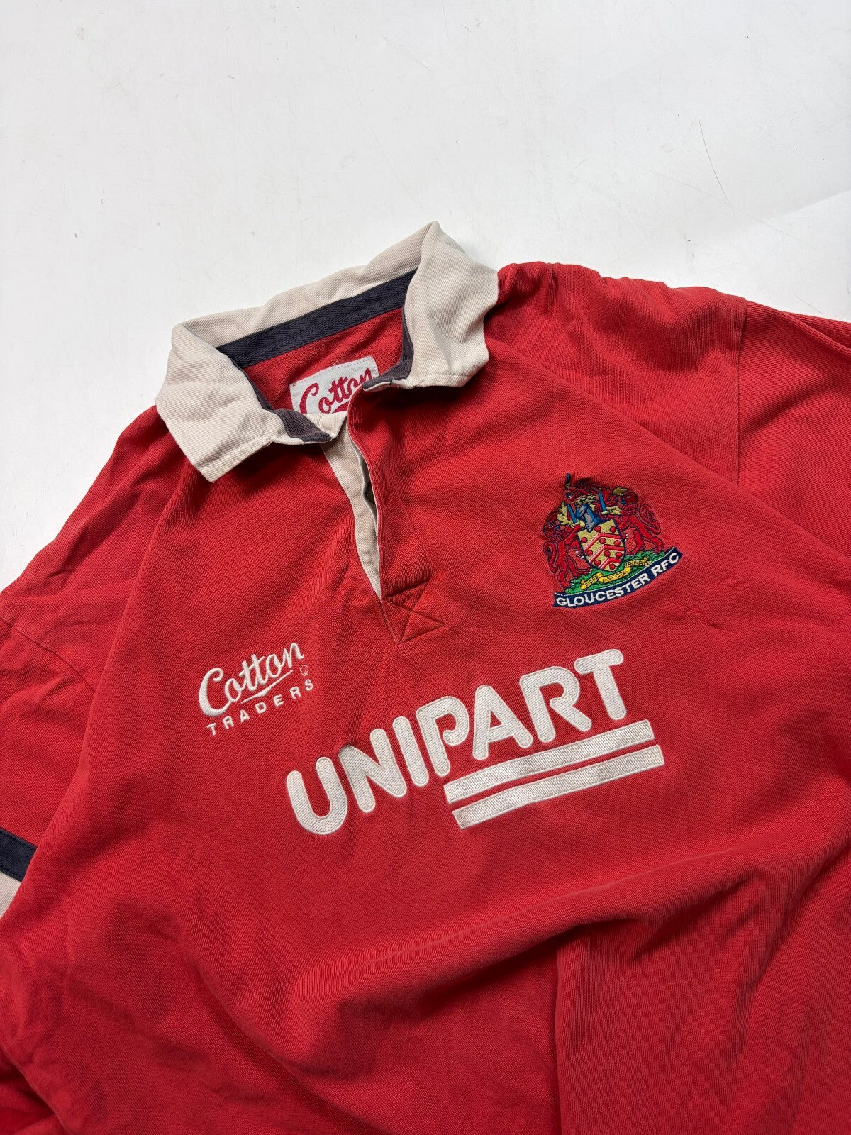 Vintage Gloucester 2000/01 Cotton Traders rugby shirt (XL)