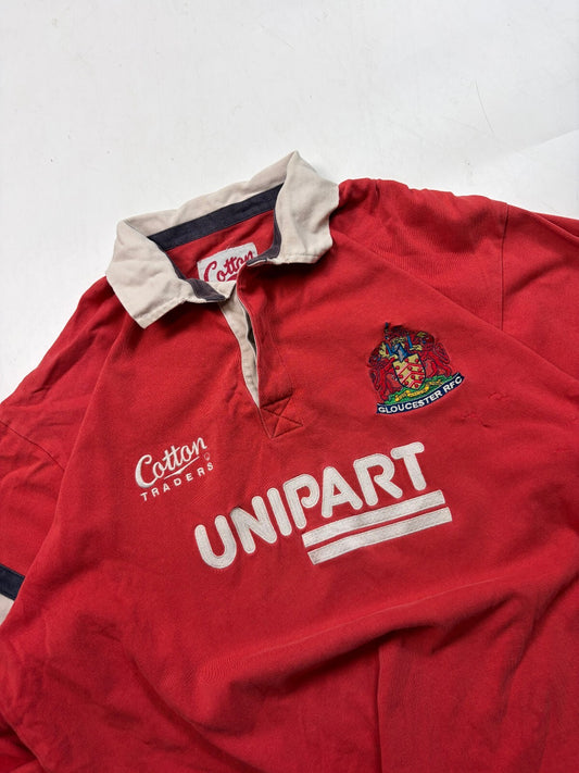 Vintage Gloucester 2000/01 Cotton Traders rugby shirt (XL)