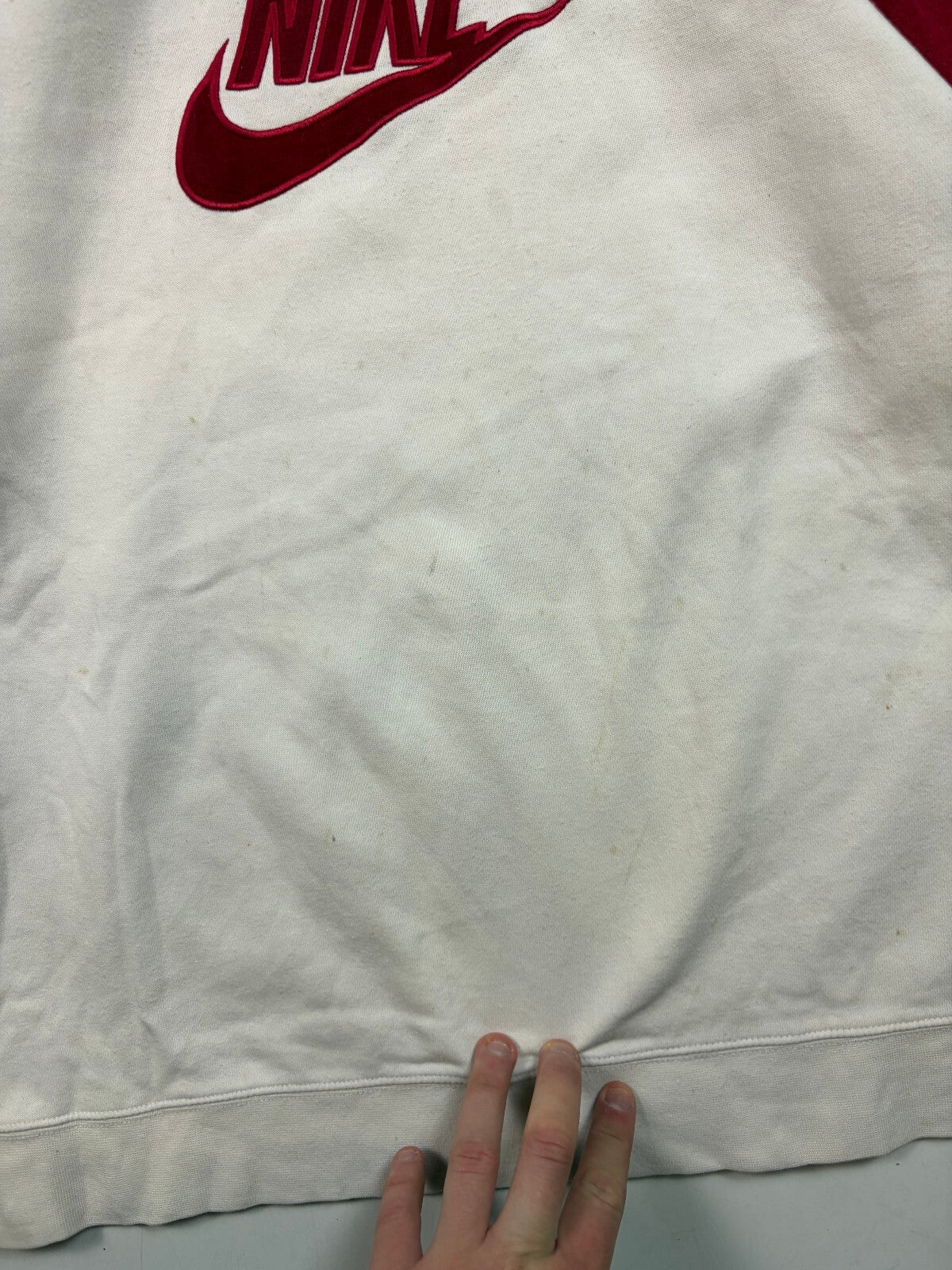 Vintage Y2K Nike spell out sweatshirt (L)