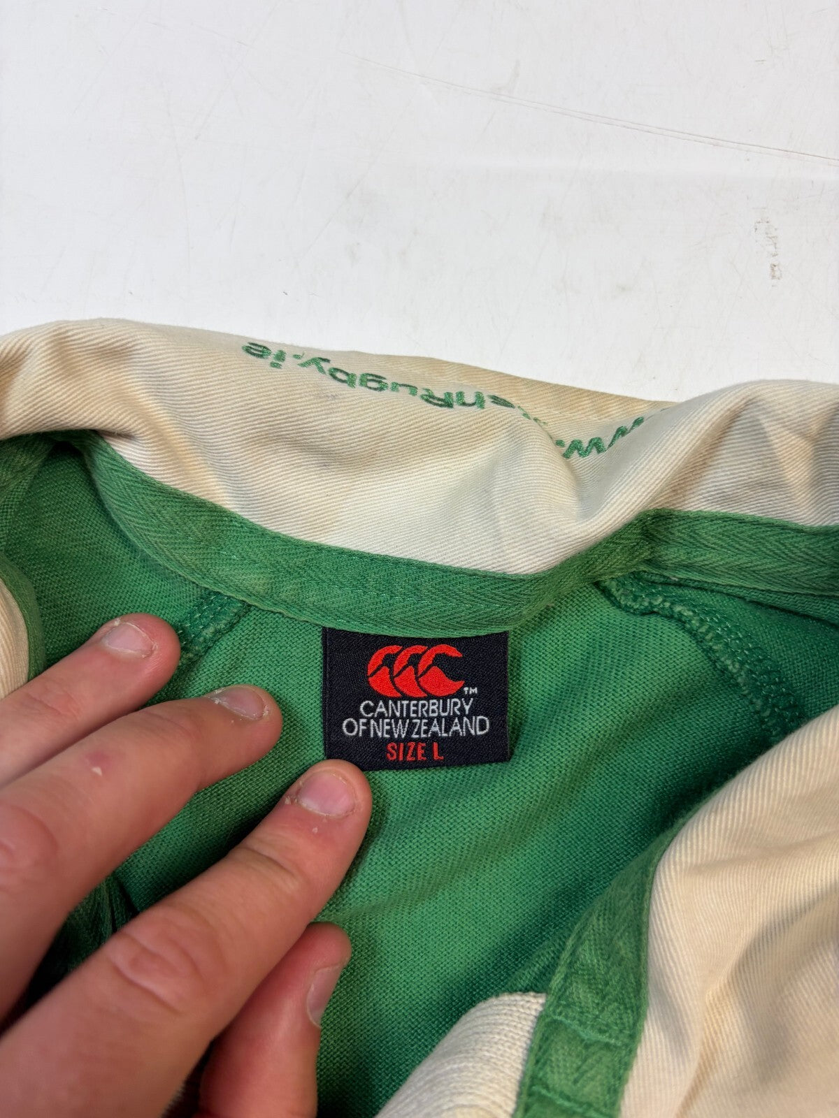 Vintage Ireland 2005/06 Canterbury rugby union shirt (L)