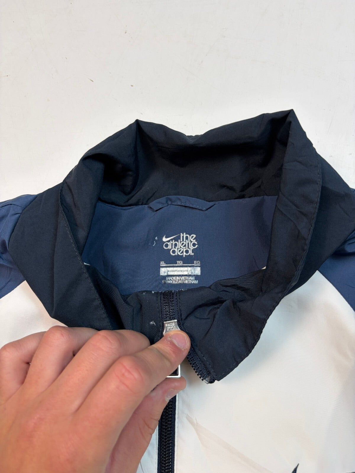 Vintage Y2K Nike colour block track jacket (XL)