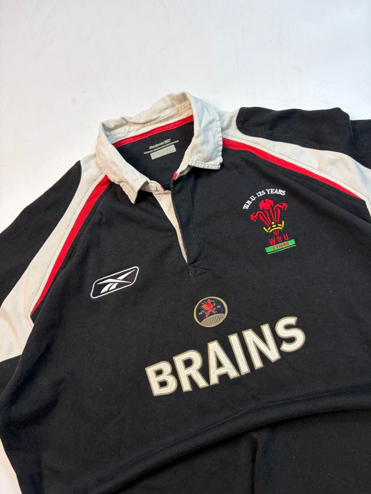 Vintage Wales 2005/06 Reebok anniversary rugby shirt (XL)
