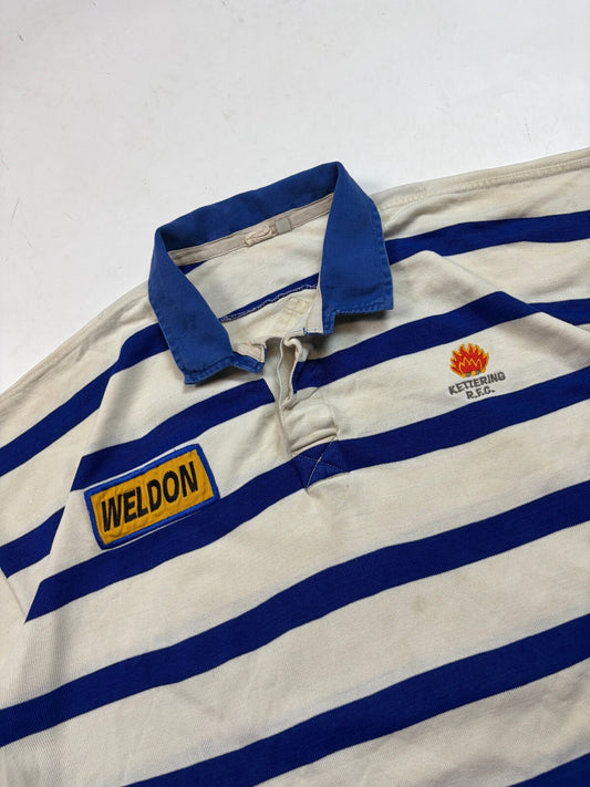 Vintage 90s Kettering RFC match worn rugby union shirt (XL)