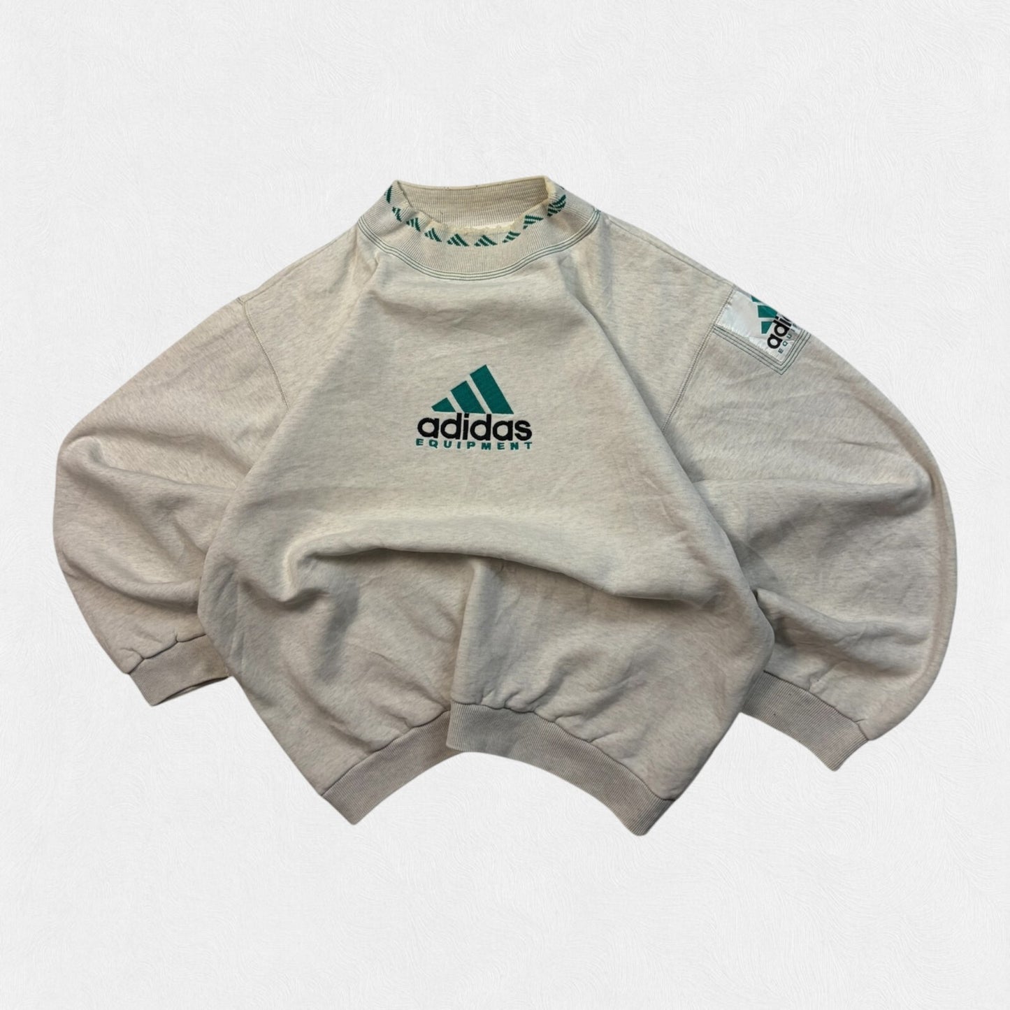 Vintage 90s Adidas equipment centre logo sweatshirt (M)