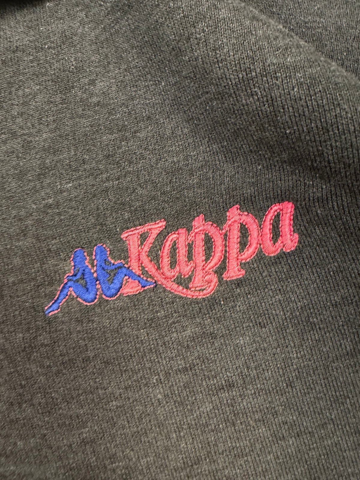Vintage 90s Kappa collared sweatshirt (XL)